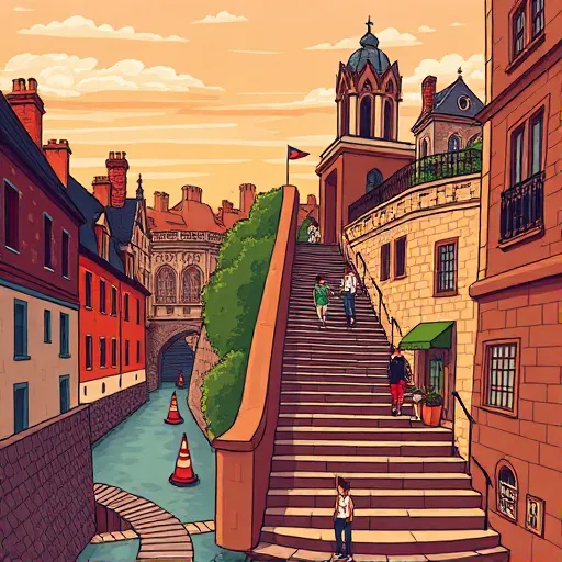 Where Exactly Are the Dog Leap Stairs?